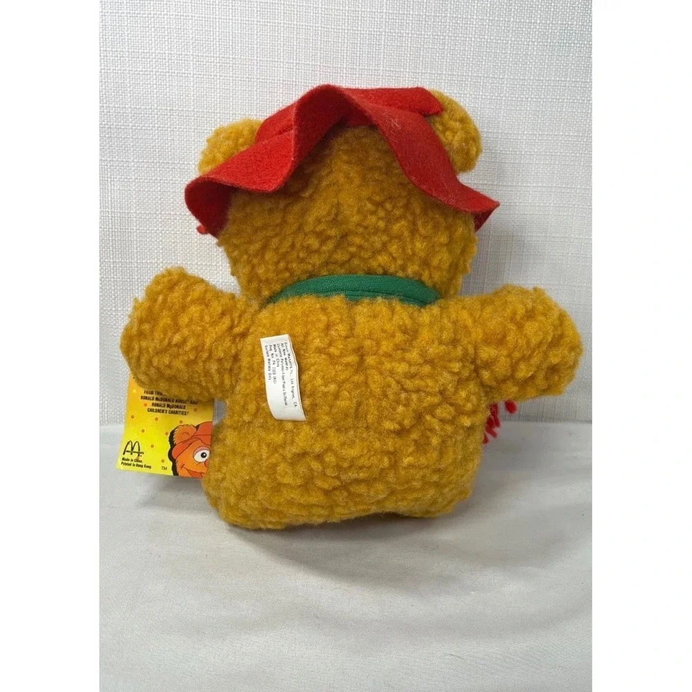 Vintage 1988 McDonald's Muppet Babies Plush Baby Fozzie Bear & Baby Miss Piggy